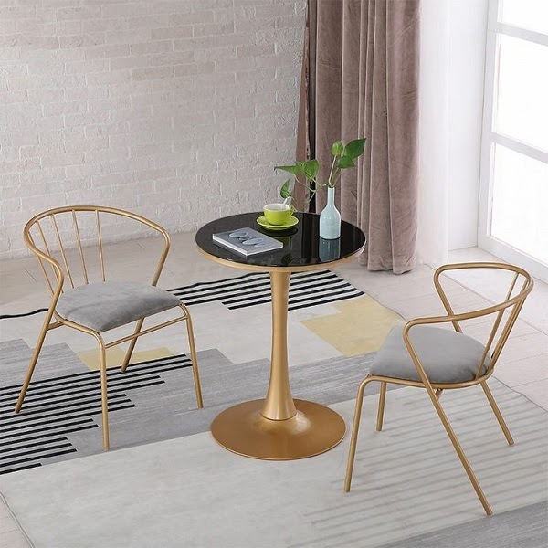 Mẫu bàn ghế cafe phong cách tối giản nhưng sang trọng