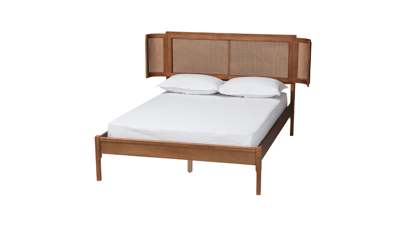 Thiết kế của giường gỗ cao cấp 369 đơn giản nhưng tinh tế