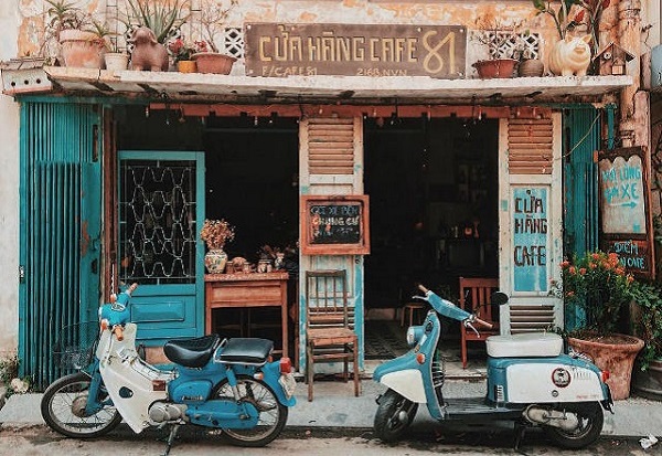 Trang trí quán cà phê phong cách Vintage đẹp