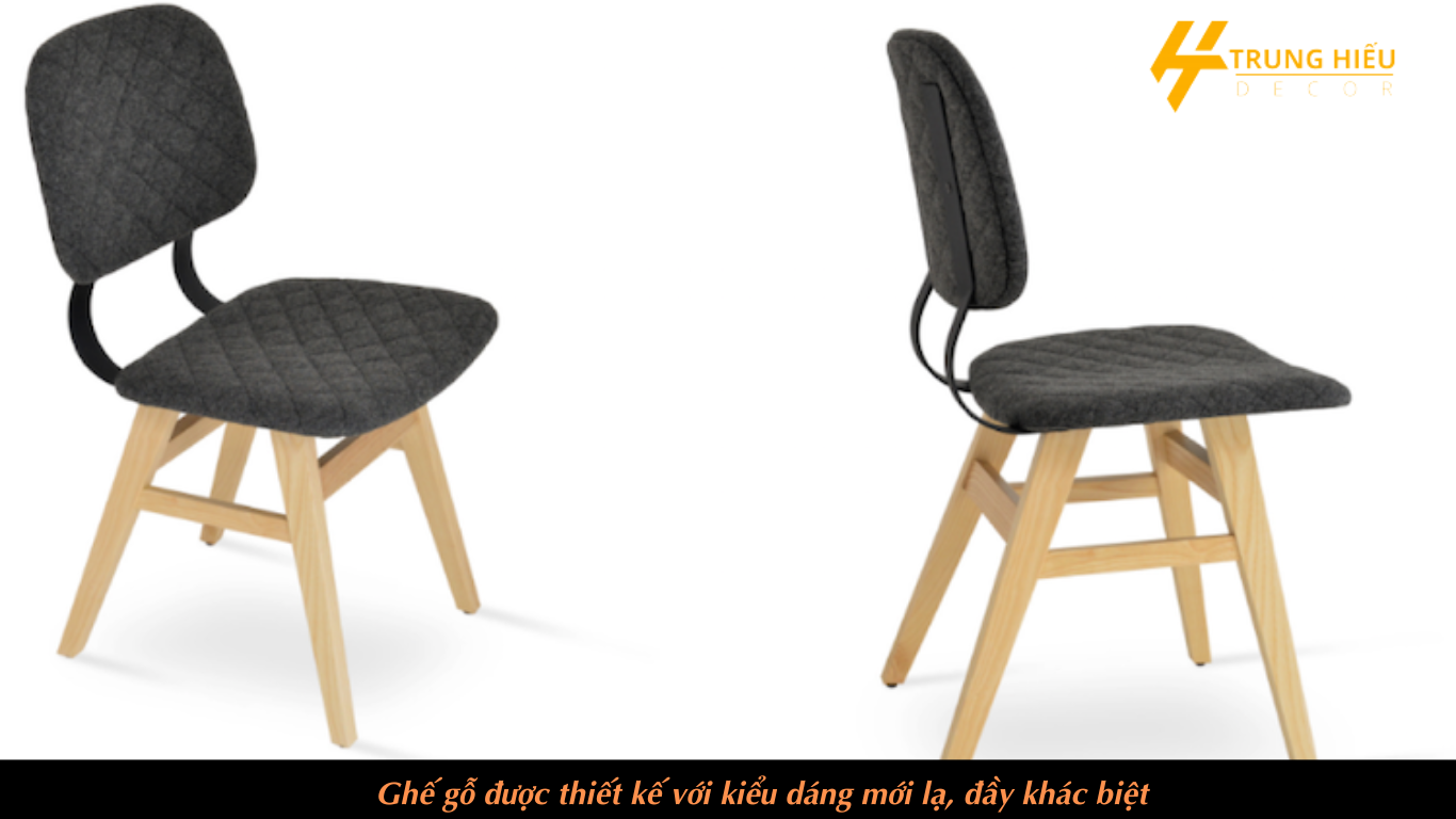 Mẫu ghế ăn gỗ bền bỉ, chất liệu chất lượng cao